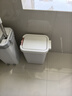 雅高 按壓+腳踩翻蓋20*28*35垃圾桶衛(wèi)生間廚房防臭客廳臥室?guī)w 曬單實拍圖