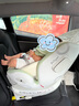 Prigel兒童安全座椅舒安pro嬰兒車(chē)載寶寶0-12歲汽車(chē)用新生嬰幼兒可坐躺 舒安pro+智能款 奶油青提（通風(fēng)加熱） 曬單實(shí)拍圖