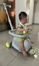babycare雙子滑板車兒童滑板車1-3-8歲多功能遛娃神器寶寶滑滑車 星屑灰 曬單實(shí)拍圖
