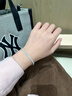 APM Monaco微鑲鋯石手鐲簡(jiǎn)約風(fēng)網(wǎng)球手鏈 銀白色 M 曬單實(shí)拍圖