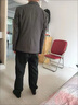 皮爾卡丹（pierre cardin）中山裝男立領(lǐng)修身韓版潮青年中國風(fēng)西裝男士套裝休閑西服唐裝外套 黑色【西服+褲子】送皮帶領(lǐng)帶領(lǐng) M (90~105斤) 曬單實(shí)拍圖