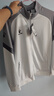 卡爾美（KELME）運動(dòng)衛衣男休閑針織夾克秋季外套足球訓練服插色拉鏈上衣可定制 高級灰 XL 曬單實(shí)拍圖