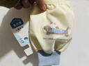 BIBK日本可愛(ài)袖套兒童防水防污嬰兒護袖羽絨服防臟手臂套學(xué)生束口護袖 餐桌狗-米藍 曬單實(shí)拍圖