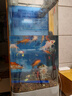 美諾魚(yú)缸客廳半圓型魚(yú)缸屏風(fēng)大中小型家用落地式玻璃金魚(yú)缸生態(tài)免換水 灰色 50*40*138 曬單實(shí)拍圖