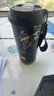 瑞幸咖啡瑞幸不銹鋼咖啡杯杯子咖啡杯保溫杯保冷杯便攜杯高顏值周邊杯子 燙金雙飲黑色 520ml 曬單實(shí)拍圖