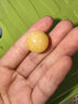 石玥珠寶收藏級天然原礦蜜蠟單珠散珠配飾滿(mǎn)蜜雞油黃妖花白花蜜17-18mm 曬單實(shí)拍圖