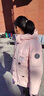 奧特曼童裝兒童羽絨服男女童外套冬季加厚保暖2025新款中大童白鴨絨冬裝 米白色 120 建議110-120cm6-7歲 曬單實拍圖
