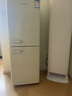 德姆勒（DEMULLER）復古冰箱小型大容量家用租房電冰箱 化妝品靜音強勁網(wǎng)紅冰箱冷藏冷凍節能 BCD-185芝士白【上冷藏下冷凍】 曬單實(shí)拍圖