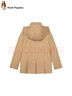 暇步士（Hush Puppies）童裝女童學(xué)院風(fēng)外套春季新款兒童連帽風(fēng)衣優(yōu)雅 暖卡其 120 曬單實(shí)拍圖