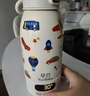 孕貝便攜式恒溫杯 恒溫水壺燒水杯嬰兒外出沖奶保溫杯恒溫水杯500ml 曬單實(shí)拍圖