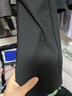 羅蒙（ROMON）西裝休閑褲商務(wù)通勤風(fēng)加厚保暖秋冬季高彈免燙正裝長(cháng)褲子男 黑 34 曬單實(shí)拍圖