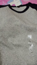 優(yōu)衣庫女裝柔軟羅紋撞色圓領(lǐng)T恤/長袖插肩袖內(nèi)搭25秋冬新款481438 69 藏青色 L /160/88A 曬單實(shí)拍圖
