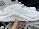 361°皮面男鞋運動(dòng)鞋男士跑步鞋2025秋季新款防潑水休閑鞋旅游鞋子男 羽毛白/煙灰 42 曬單實(shí)拍圖
