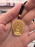 周六福（ZLF）  古法金吊墜男傳承古法工藝黃金吊墜千手觀(guān)音 計價(jià) 5.53g 曬單實(shí)拍圖