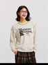 森馬（Semir）衛(wèi)衣女冬季發(fā)熱抑菌抓絨小狗圓領(lǐng)寬松明線上衣套頭衫101724116018 曬單實(shí)拍圖