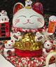 智匯招財貓開(kāi)業(yè)大擺件自動(dòng)招手電動(dòng)搖手大號陶瓷新店開(kāi)業(yè)大吉喬遷禮物 【招財進(jìn)寶】25*20*23 【禮盒+坐墊+圍脖】電池插電兩用 曬單實(shí)拍圖