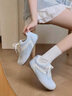 ACLNX復古德訓鞋子女2025年秋冬季新款板鞋學(xué)生百搭軟底女鞋休閑運動(dòng)鞋 淺藍色 37 (235mm) 曬單實(shí)拍圖