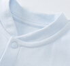 舒貝怡2件裝嬰兒衣服滿(mǎn)月新生兒連體衣周歲寶寶爬服春秋款哈衣藍色90 曬單實(shí)拍圖