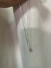 京東京造 星芒Pt950鉑金培育鉆石吊墜1克拉贈送S925銀鏈禮物送女友送老婆 曬單實(shí)拍圖