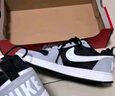 耐克酷菠蘿男子平底運動(dòng)鞋冬板鞋NIKE COURT BOROUGH LOW 844881 005黑/帆白/亞銀 43 曬單實(shí)拍圖