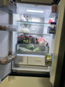 容聲（Ronshen）冰箱460升法式多門(mén)超薄零嵌入式ASP全空間凈化一級變頻風(fēng)冷玻璃門(mén)家用冰箱BCD-460WKM1MPCQA皎玉繡 曬單實(shí)拍圖