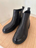 天美意短靴加絨商場(chǎng)同款厚底復古百搭靴子女時(shí)裝靴2025新款 黑色（絨里） 37 曬單實(shí)拍圖