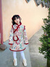 G.DUCKKIDS小黃鴨漢服女童裙子秋冬女寶寶周歲禮服兒童旗袍裙中國風(fēng)唐裝冬季 拜年服 90 建議1~2歲【 80-90cm】cm 曬單實(shí)拍圖