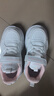 回力（Warrior）兒童鞋春秋款魔術(shù)貼輕便軟底女童運動(dòng)鞋WZ-1103 白/粉34 曬單實(shí)拍圖