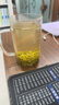 雅集加厚耐熱玻璃杯月牙茶隔豪大容量男士辦公豪飲杯800ml煙灰木蓋款 曬單實(shí)拍圖