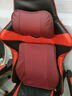 齊選汽車(chē)頭枕頸枕腰靠套裝太空記憶棉車(chē)用靠枕護頸枕車(chē)載座椅腰托靠墊 真皮打孔【頭枕+腰靠】 酒紅色1套 曬單實(shí)拍圖
