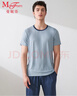 MW1夏季男生家居服透氣網(wǎng)眼莫代爾睡衣家居可外穿休閑套裝 080 藍色 XL (105) 180/94B 曬單實(shí)拍圖