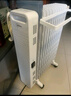 美的（Midea）【白玉】取暖器/電暖器/電暖氣家用/烤火爐/13片大面積/電熱油汀/油酊/電熱器/電熱取暖器HYX22N 曬單實(shí)拍圖
