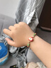 芯奢陶瓷蘋(píng)果串珠編織手鏈女小眾設計精致手繩可愛(ài)手串閨蜜情侶手飾品 小蘋(píng)果手繩【1條裝】 曬單實(shí)拍圖