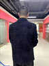 皮爾卡丹（pierre cardin）冬季青年加棉加厚短款毛呢大衣男士韓版潮流翻領(lǐng)帥氣呢子夾克外套 JK8808深灰 L 曬單實(shí)拍圖