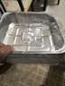 潔日邦空氣炸鍋8英寸方形錫紙碗食品級燒烤專(zhuān)用碗耐高溫烤箱烘焙盤(pán)野餐 曬單實(shí)拍圖