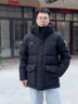波司登極寒鵝絨25年冬季羽絨服男士寬松短款極寒加厚連帽立領(lǐng)外套 曬單實(shí)拍圖