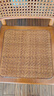 Juno Home 天然真藤藤椅沙發(fā)凳小藤椅老人椅藤編單人休閑家用陽(yáng)臺藤椅 【瓦片椅】單椅坐高-43CM 曬單實(shí)拍圖