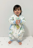 威爾貝魯（WELLBER）恒溫睡袋嬰兒蠶絲睡衣秋冬兒童寶寶防踢被子薄夾棉 海底漫游M 曬單實(shí)拍圖