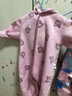 迷你巴拉【暖芯絨絨衣】巴拉嬰兒連體衣外出幼兒衣服保暖雙面絨兩面穿外套 曬單實拍圖