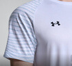 安德瑪（Under Armour）速干運動(dòng)針織短袖T恤男夏季吸濕排汗針織透氣上衣足球衣訓練服 XL 曬單實(shí)拍圖