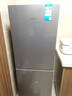 華凌185 美的出品雙門兩門家電冰箱小型家用出租房節(jié)能低音二門雙溫速凍冷凍冷藏小冰箱HR-185 曬單實拍圖