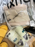 樸西包跟棉拖鞋女加絨加厚高幫雪地靴秋冬季室內家居戶(hù)外穿保暖棉鞋女 米白 40 【40-4】 曬單實(shí)拍圖