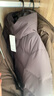 優(yōu)衣庫男裝女裝無(wú)縫羽絨連帽外套夾克羽絨服25秋冬新款478279 08 深灰色 L 曬單實(shí)拍圖