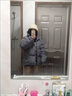 DXOT韓系立領(lǐng)棉服女短款冬季2025新款韓版寬松bf加厚保暖學(xué)生棉襖外套 深灰色 M 建議105-120斤 曬單實拍圖