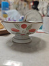 舍里中式陶瓷高腳點(diǎn)心盤(pán)復古茶點(diǎn)盤(pán)家用高檔糕點(diǎn)盤(pán)下午茶零食盤(pán)子托盤(pán) 赤花-5英寸高腳碟 健康釉下彩|可進(jìn)四機 曬單實(shí)拍圖