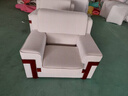 辦公沙發(fā)布藝貴賓接待室會(huì )客室會(huì )議廳沙發(fā)公務(wù)行政商務(wù)洽談大會(huì )堂 布藝單人位 曬單實(shí)拍圖