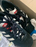 adidas「T頭鞋」STADT經(jīng)典時(shí)尚薄底運(yùn)動(dòng)板鞋男女阿迪達(dá)斯三葉草   黑色/漢玉白/淺猩紅   42 曬單實(shí)拍圖