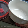 帶蓋泡面碗陶瓷保鮮碗 學(xué)生微波爐專(zhuān)用沙拉碗卡通泡面碗 保鮮碗6寸（花色隨機） 曬單實(shí)拍圖
