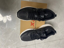 特步（XTEP）跑鞋運動(dòng)鞋男子冬季網(wǎng)面透氣減震輕便軟底休閑男鞋跑步鞋黑色 曬單實(shí)拍圖