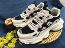 美國馬球協(xié)會(huì )（U.S.POLO ASSN.）休閑男鞋老爹鞋男2025春夏新款運動(dòng)鞋百搭厚底增高透氣休閑鞋子男 白藍 41 - 曬單實(shí)拍圖